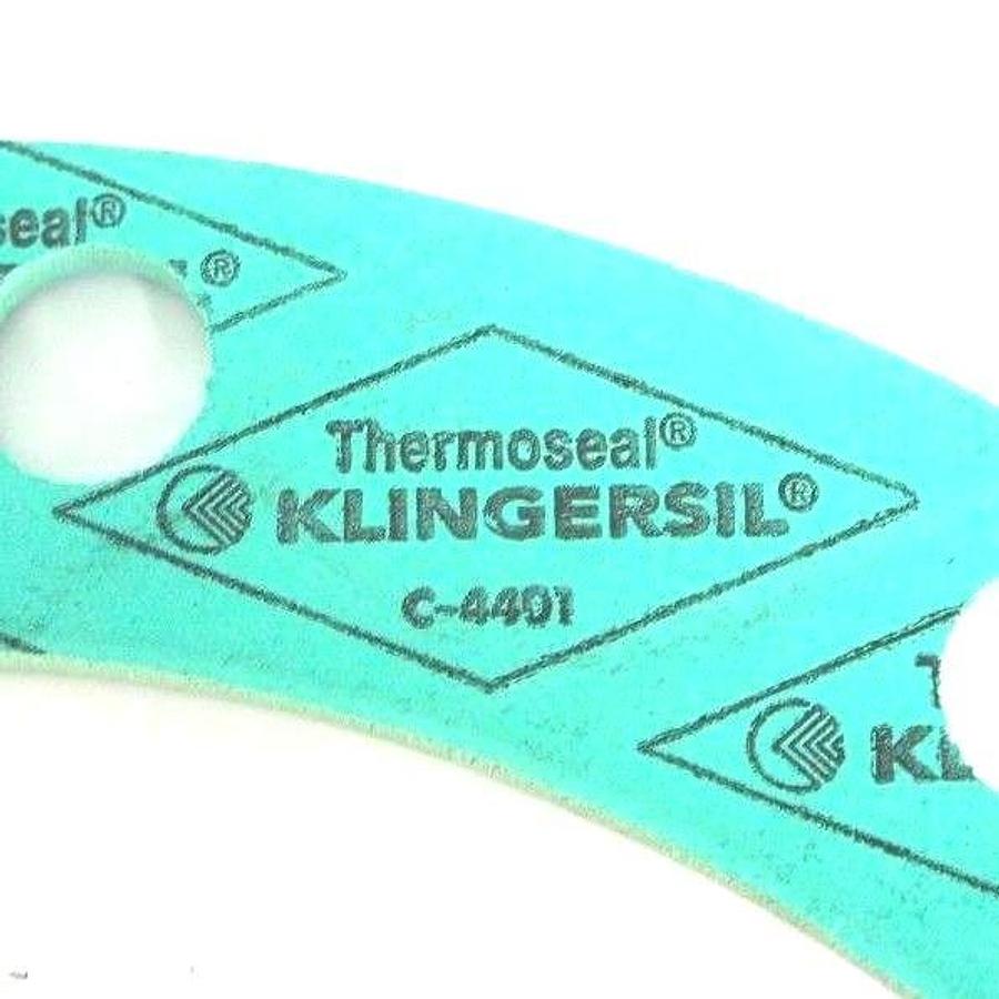 Used LOT OF 10 NEW THERMOSEAL KLINGERSIL C-4401 OBLONG GASKETS 1/4" THICK, 1-3/4" W