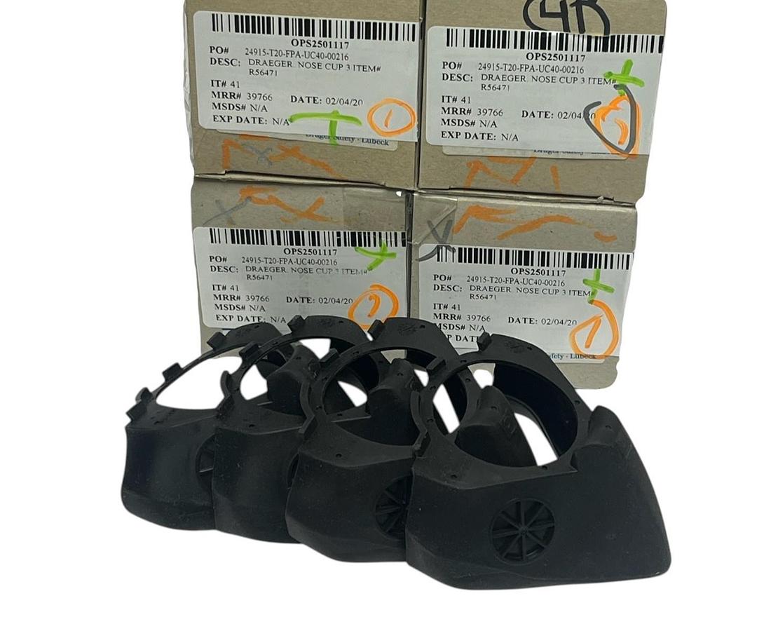 Lot of 4 Dräger R56471 FPS 7000 Inner Mask 3 Complete -NSMP