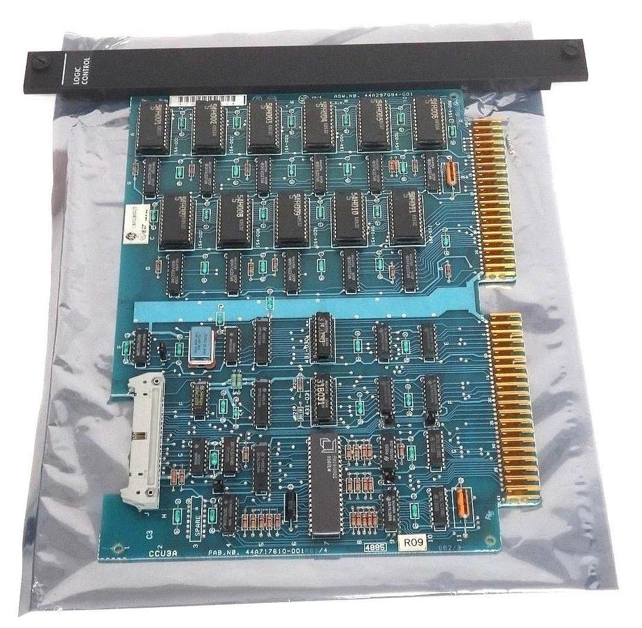 Used GE IC600CB502D CONTROL MODULE ASM. NO. 44A297094-G01 W/ IC600-FP501K FACEPLATE