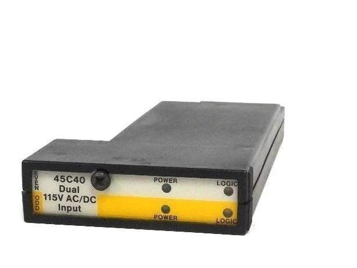 Used RELIANCE ELECTRIC 802811-R DUAL INPUT MODULE AUTO 115VAC/DC 802811R, 45C40