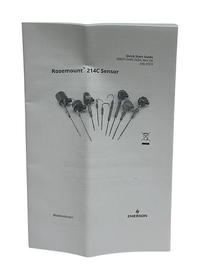 ROSEMOUNT EMERSON 214CRTSMB1S4E0212SLUAE030 / 214C RTD TEMP SENSOR 316 NSMP
