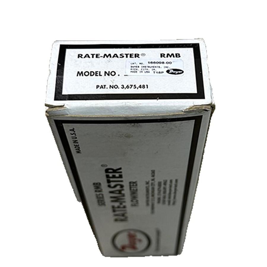 Used NEW DWYER 166098-00 / 16609800 SERIES RMB RATE-MASTER FLOWMETER