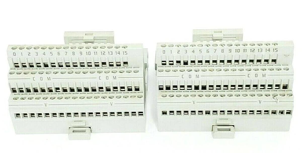 Used LOT OF 2 ALLEN BRADLEY 1794-TB3 TERMINAL BASE 1794TB3 SER. A REV. A01 P/N: 92414