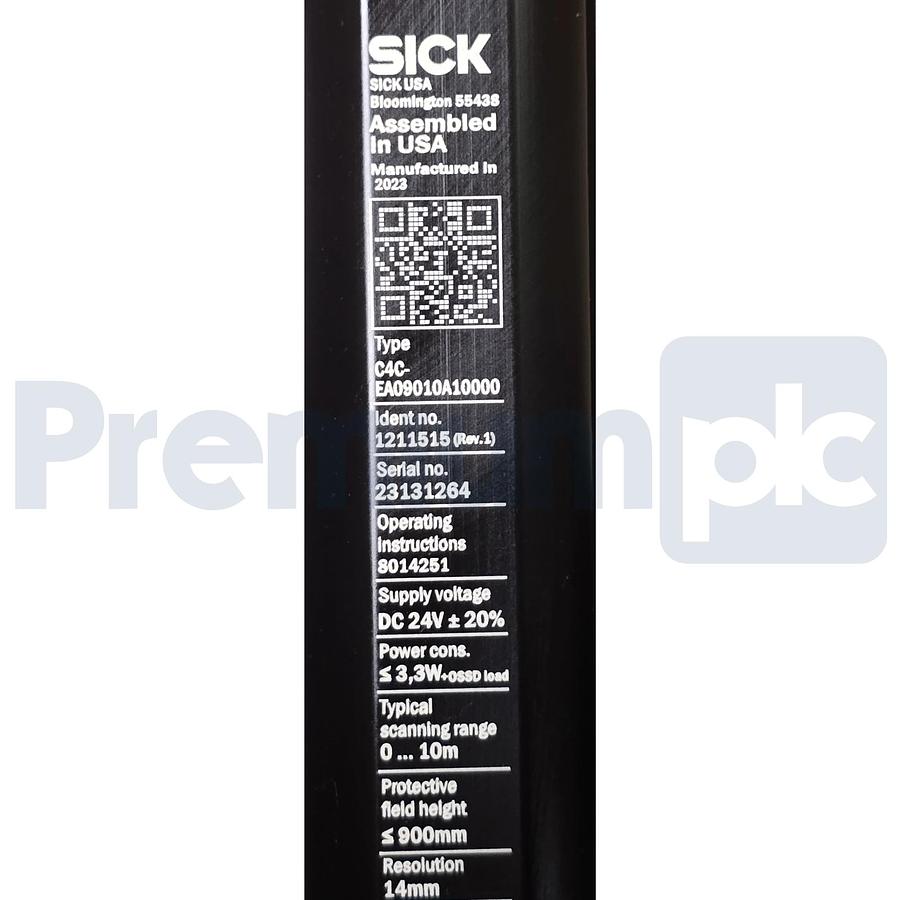Used SICK C4C-PA09010A10000 | 1143569 deTec4 Core Safety Light Curtain Pair 900mm NEW