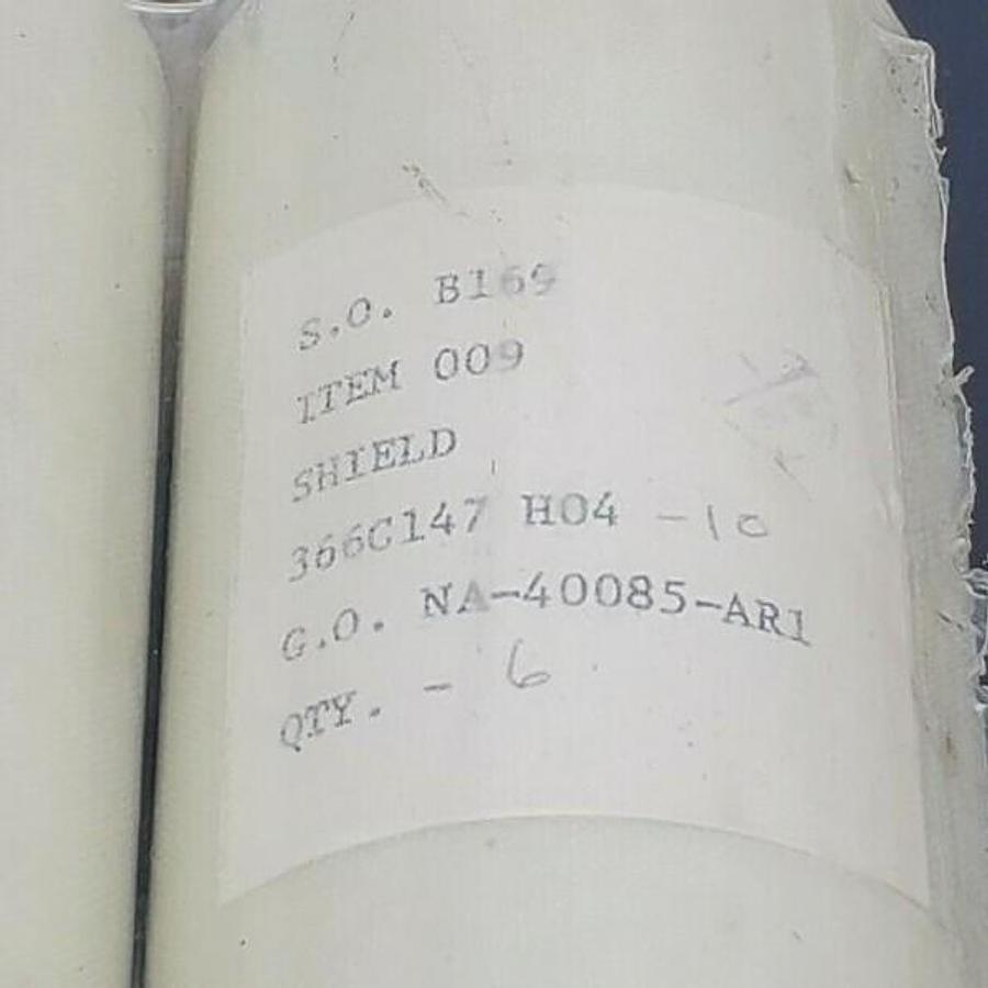 Used LOT OF 2 NEW WESTINGHOUSE 366C147-H04 PUMP INSULATOR SHIELDS 366C147-H04-10