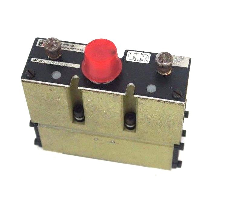 Used NEW ROSS CONTROLS 8077C3342 SOLENOID PILOT VALVE 24VDC 2-10BAR