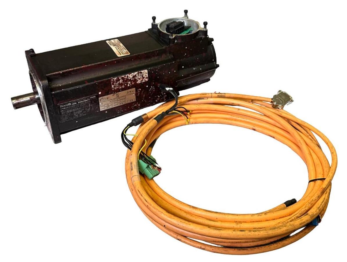 Used REXROTH MKE098B-047-GP0-BUNN / R911330073 HAZARDOUS LOCATION SERVO MOTOR 3-PHASE