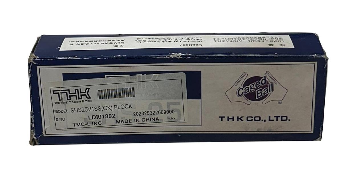 Used THK SHS25V1SS (GK) / SHS-25 LINEAR GUIDE BLOCK CARRIAGE 23mm RAIL OEM NSMP