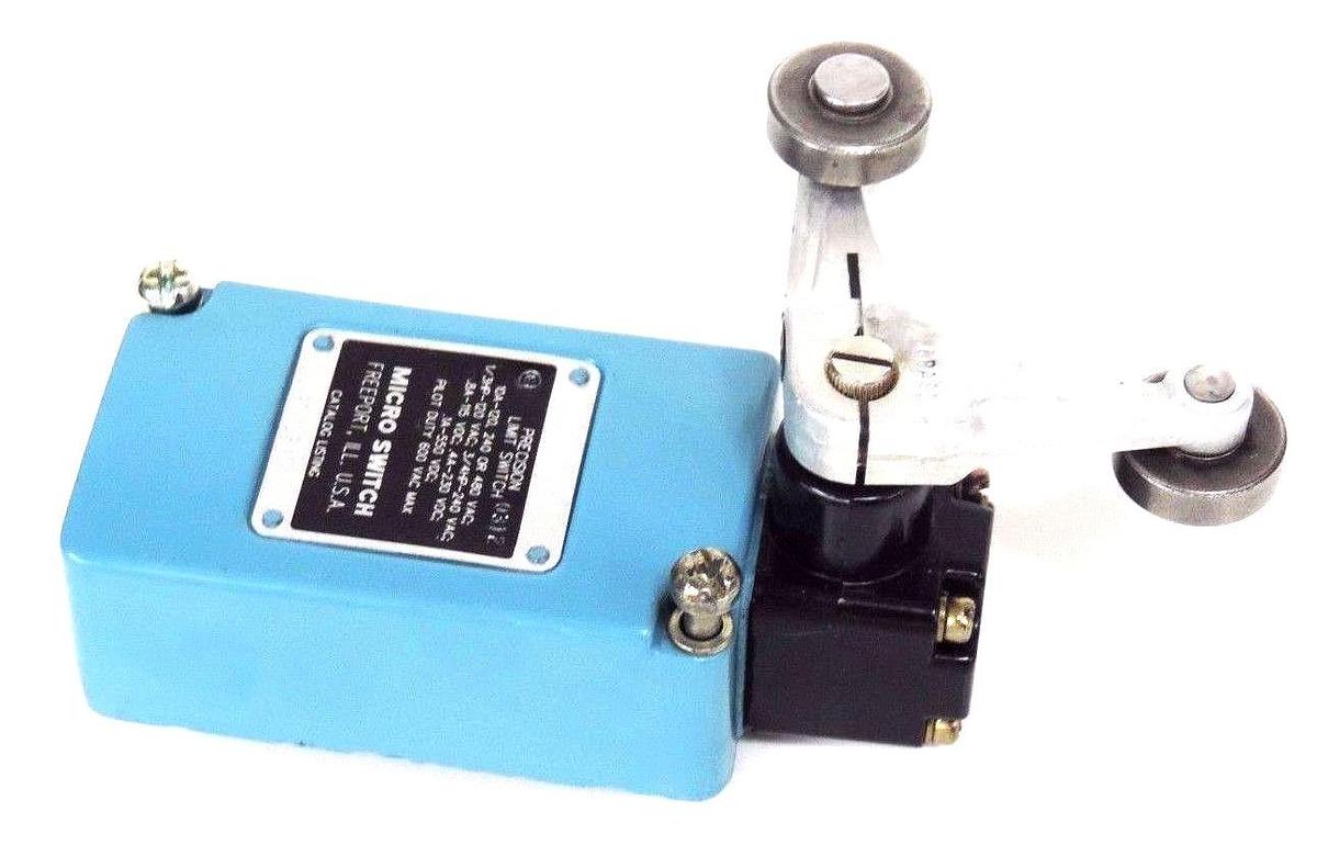 Used NEW HONEYWELL 201LS10 PRECISION LIMIT SWITCH W/ 6PA80 LEVER ARM 480VAC, 550VDC