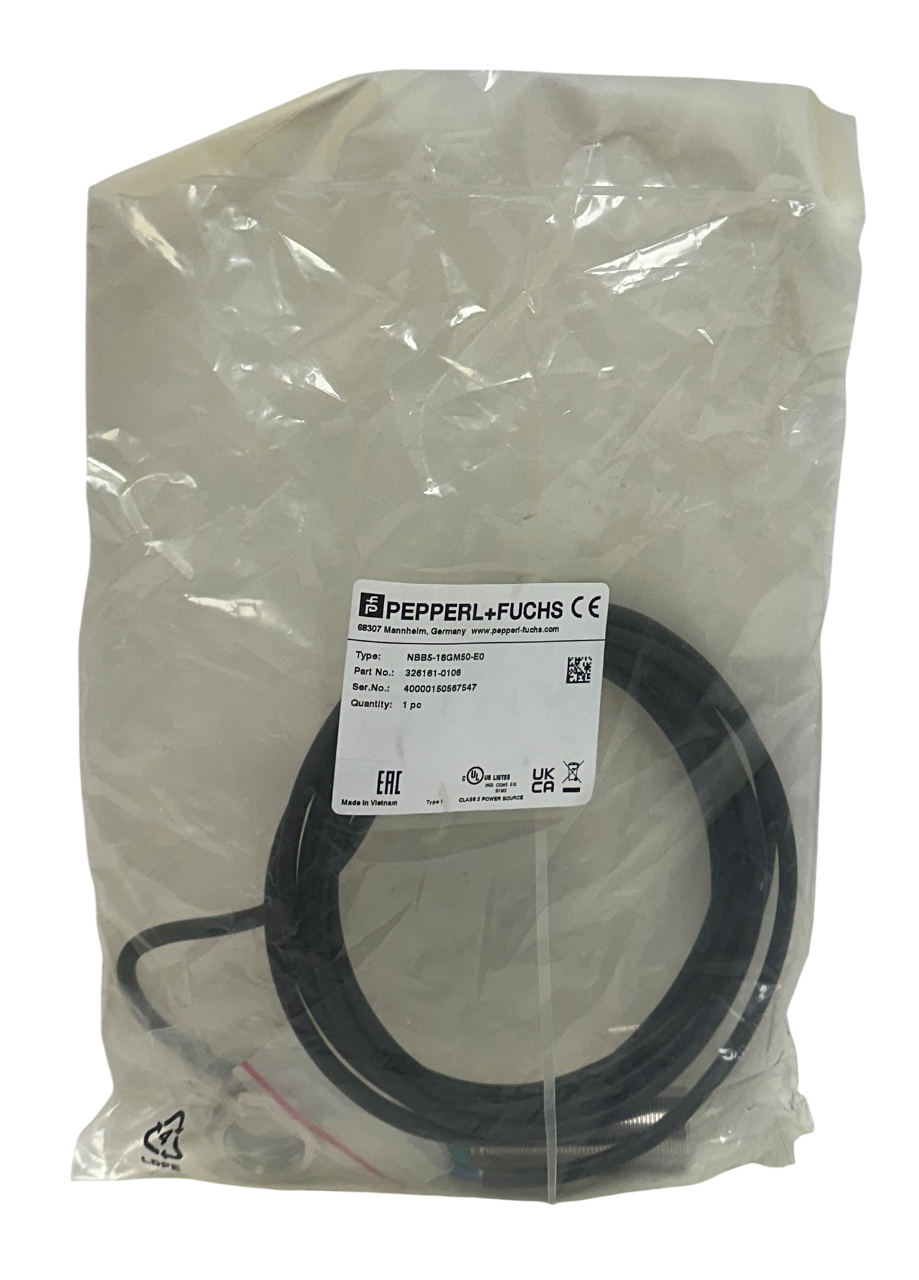 PEPPERL+FUCHS NBB5-18GM50-E0 / 326161-0106 INDUCTIVE PROXIMITY SENSOR 5-36V NSFS