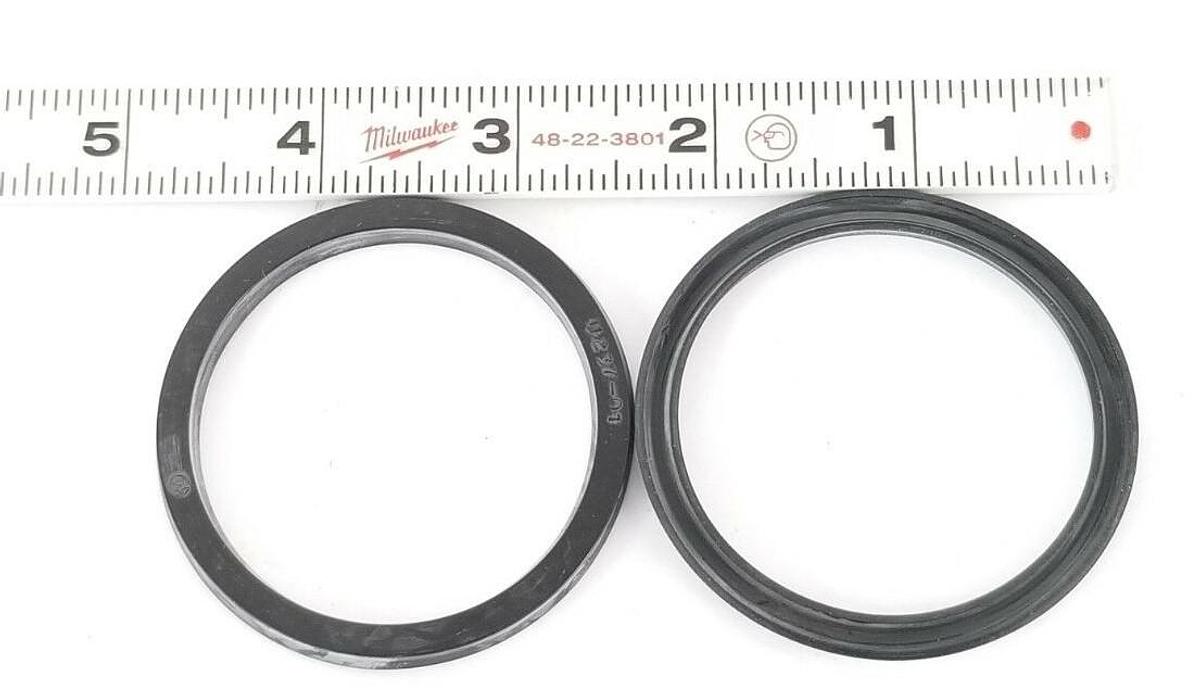 LOT OF 2 NEW GENERIC F267041 U CUP SEAL RINGS U237-01 , 2 IN. ID. 2-1/4 IN. OD.