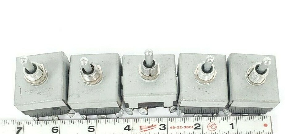 Used LOT OF 5 MCGILL 0140-3023 TOGGLE SWITCHES 01403023