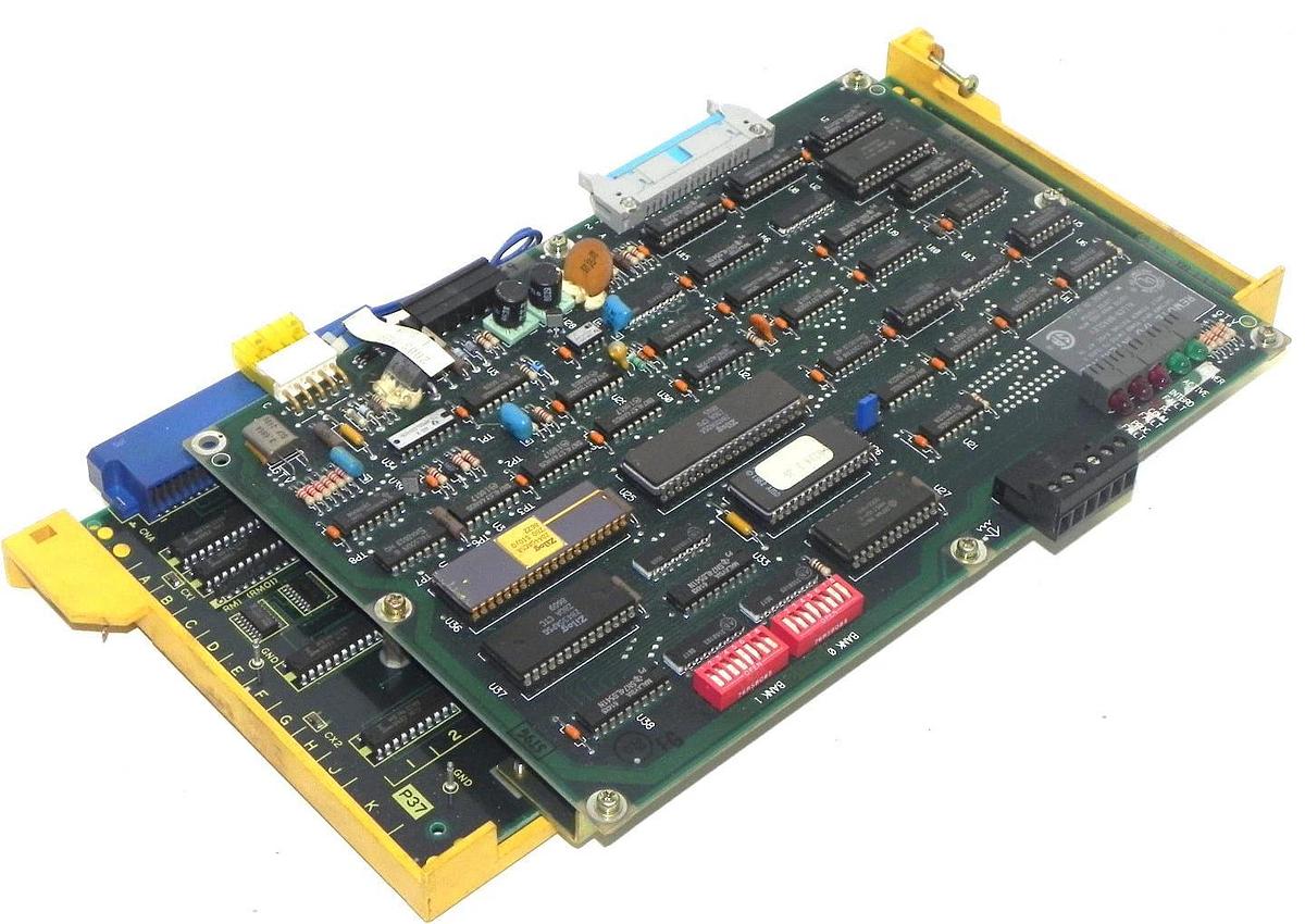 Used FANUC A16B-2200-0430/02A RIO MOTHERBOARD W/ AB 9663501 I/O INTERFACE BOARD