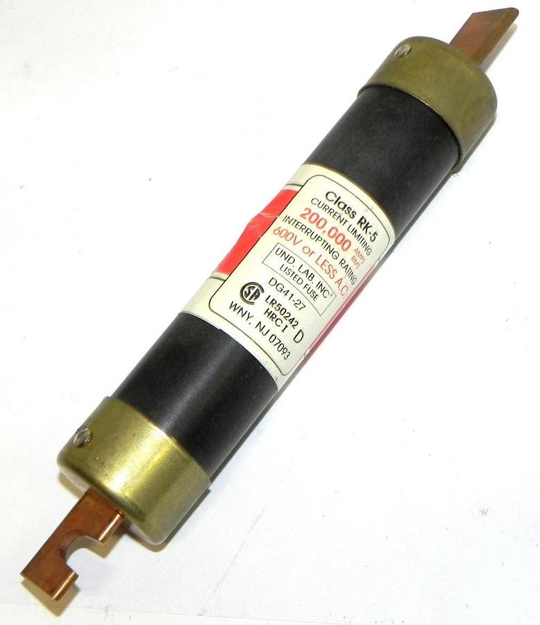 Used CEFCO CRS-R 70 CEFCON DUAL ELEMENT TIME DELAY FUSE CRSR70, CRS-R-70