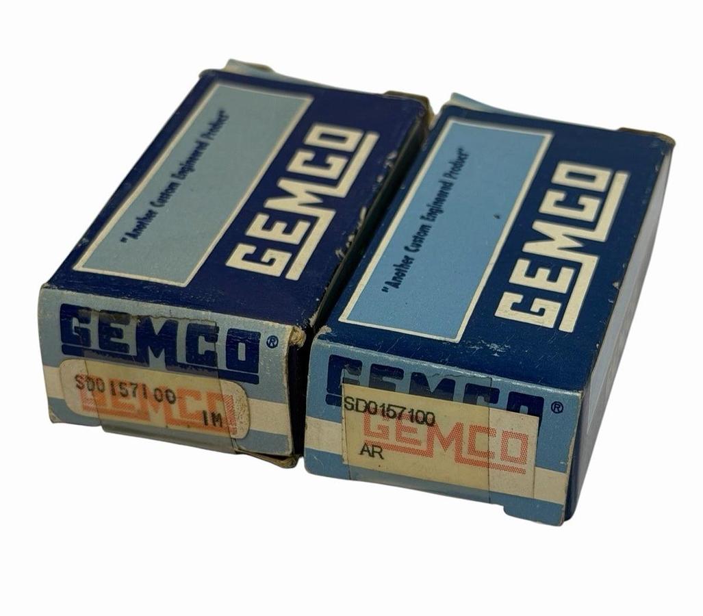 Used LOT OF 2 NIB GEMCO SD0157100 ROLLER FOLLOWER ASSEMBLIES