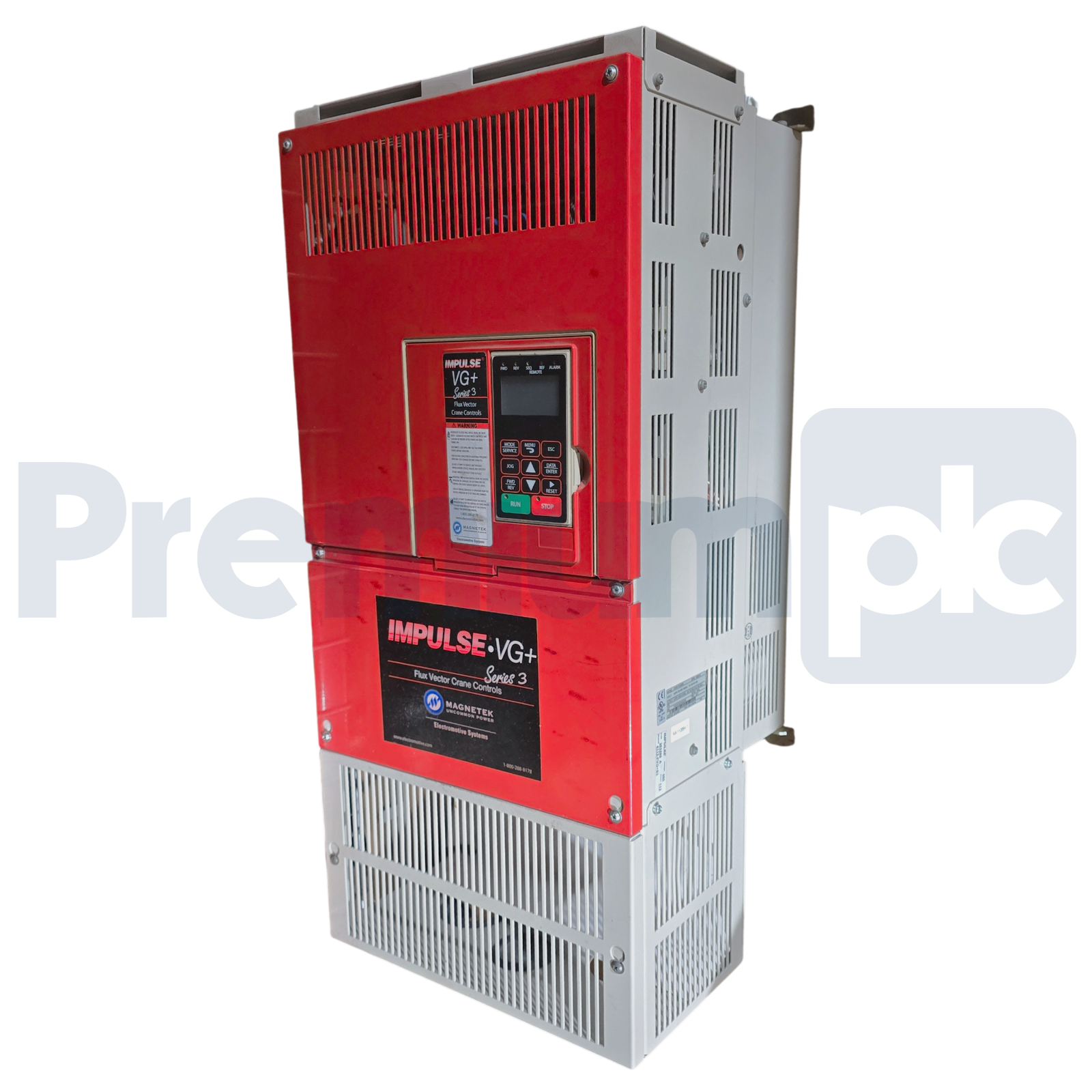 Used Magnetek Impulse 4112-FVG+S3 VG+ Series 3 Crane Inverter Drive 75HP CIMR-F7U4055