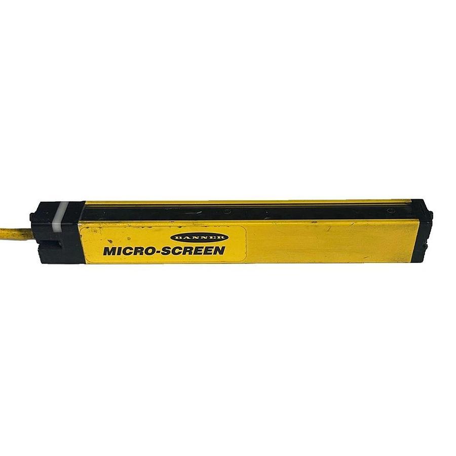 Used BANNER USR824YI MINI-SCREEN SAFETY LIGHT CURTAIN RECEIVER 19mm/0.75in