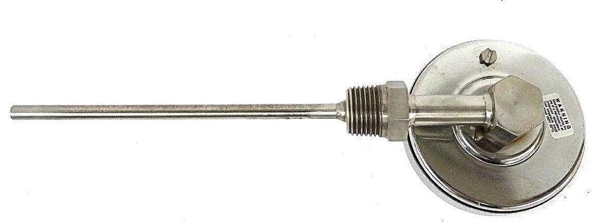 Used NIB OMEGA XR-0-200F-6-1/2 DIALTEMP BI-METAL THERMOMETERS, 0 TO 200F, 6" STEM