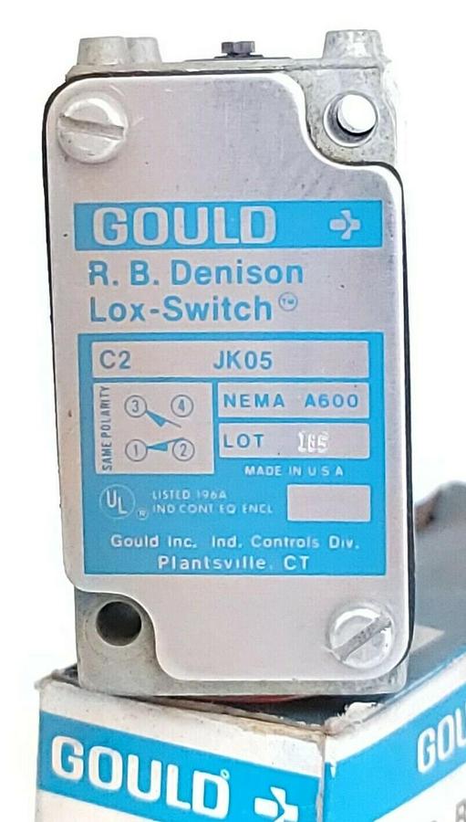 NIB GOULD R.B. DENISON C2-JK05 LIMIT SWITCH C2JK05