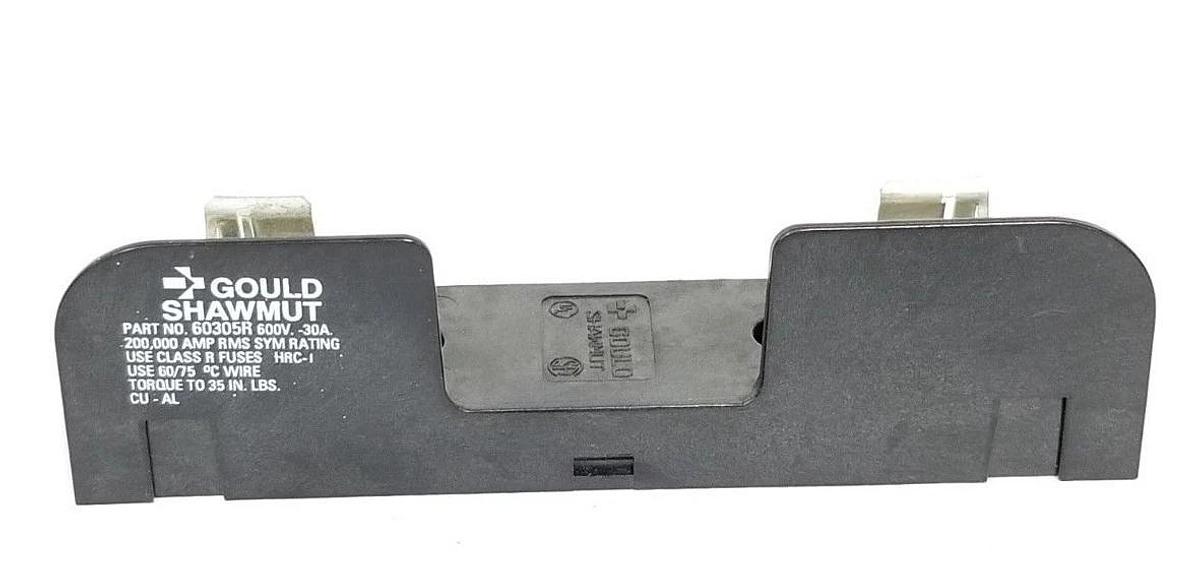 NEW GOULD SHAWMUT 60305R FUSEHOLDER 600V 30A CU-AL HRC-1