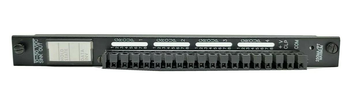Used GE FANUC IC600FP923K FRONT COVER FOR 10-50V SINK OUTPUT MODULE