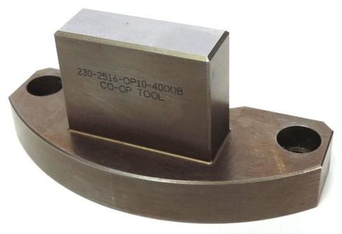 Used NEW CO-OP TOOL 230-2516-OP10-40 STOP BLOCK 40(X)B