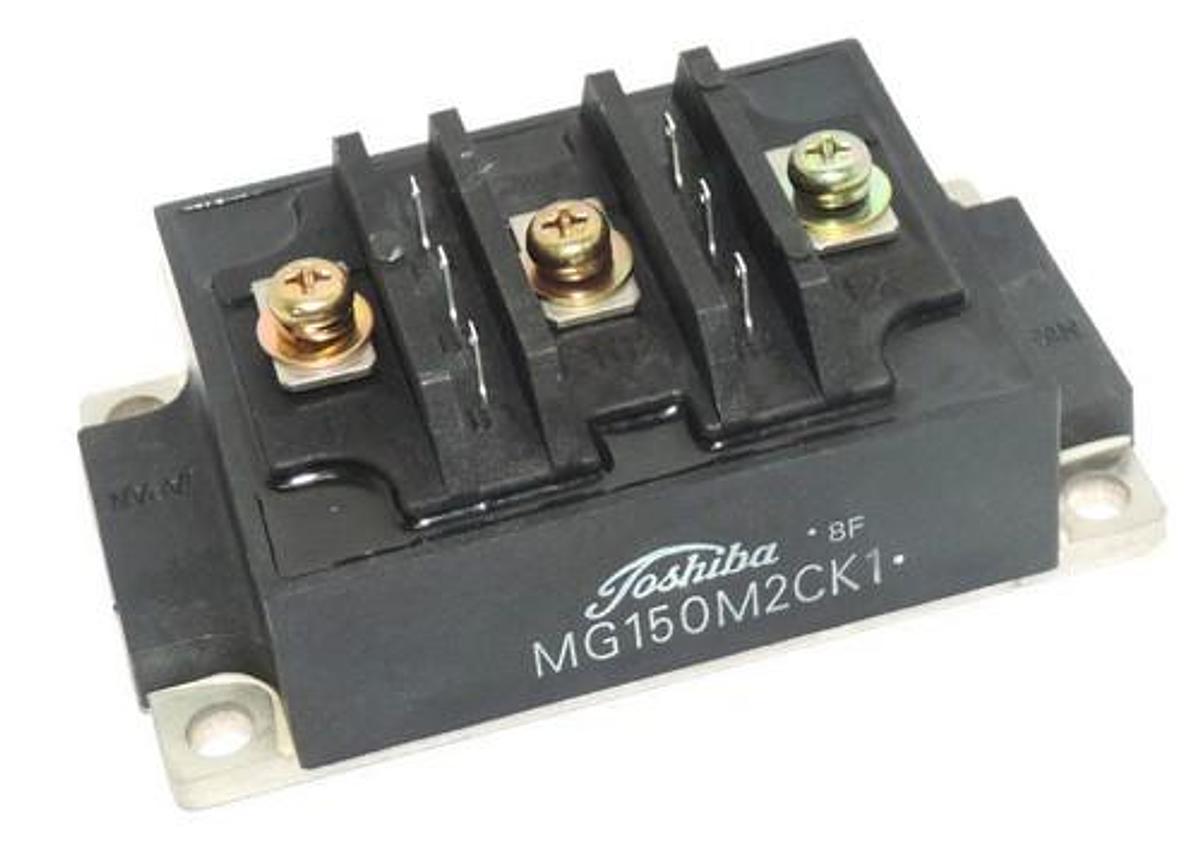 Used NEW TOSHIBA MG150M2CK1 TRANSISTOR MODULE 150AMP, 1000V, 3-SCREW, 6-PIN
