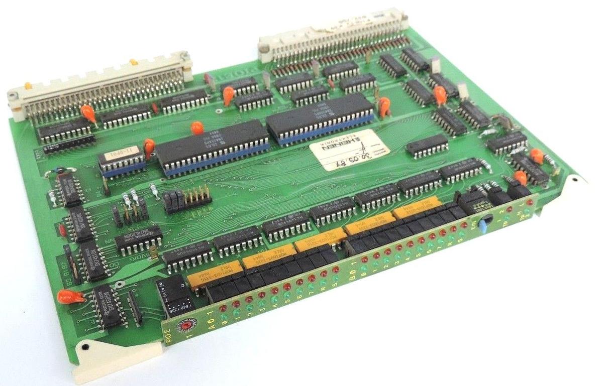 Used HEINEN ELEKTRONIK PIOE12-K39 A6 832.755 PC BOARD PIOE12K39