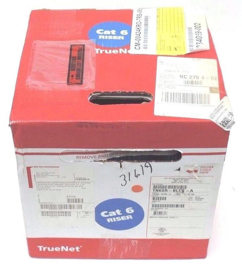 Used NIB ADC DIGITAL COMMUNICATIONS TN6SR-BLRB-A CMR 4/24 6T CABLE 1000FT. TN6SRBLRBA