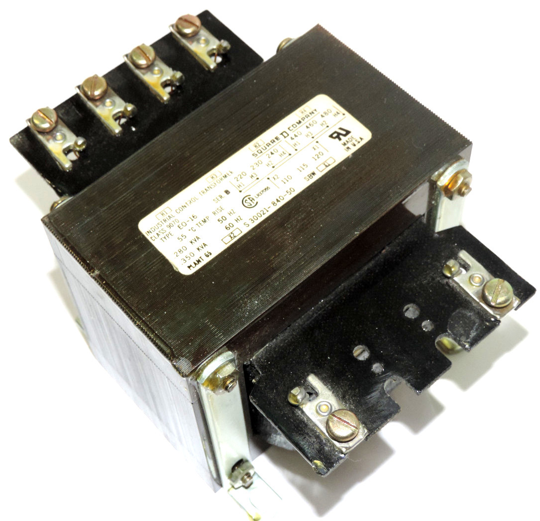 Used NIB SQUARE D 9070-E0-16 INDUSTRIAL CONTROL TRANSFORMER 9070E016 SER. B