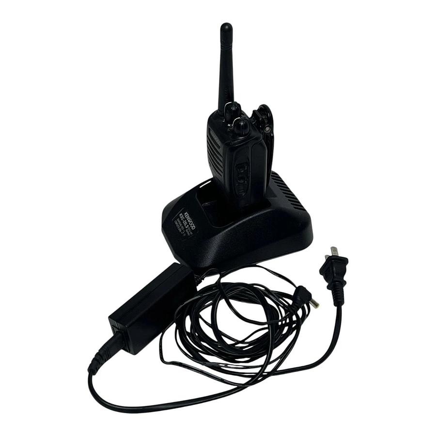 Used Kenwood TK-3360-K UHF Radio KSC-25LS Charger Midport MKNB35 Battery