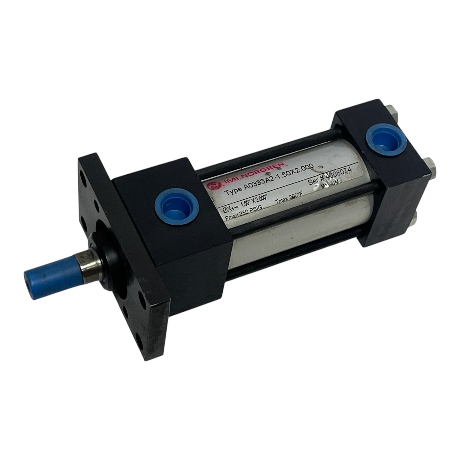 Used IMI Norgren A0333A2-1.50X2.000 Pneumatic Cylinder 1.5" Bore 2" Stroke NSNP