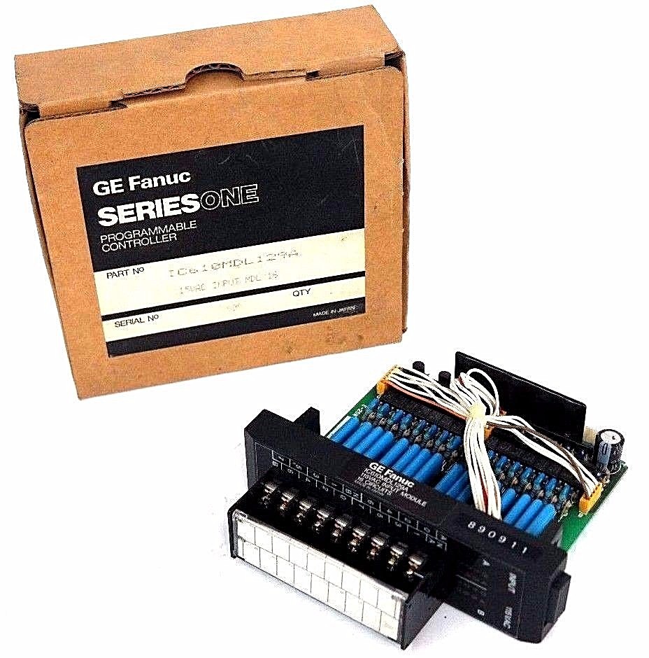 Used NIB GE FANUC IC610MDL129A INPUT MODULE 115VAC, 16POINT
