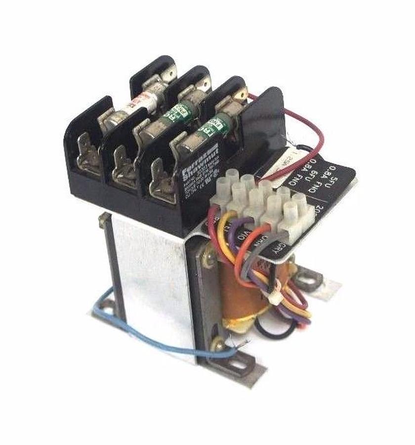 Used ATLANTIC AT-1250 TRANSFORMER 3082-16463 WITH FERRAZ SHAWMUT 30323 FUSE HOLDER