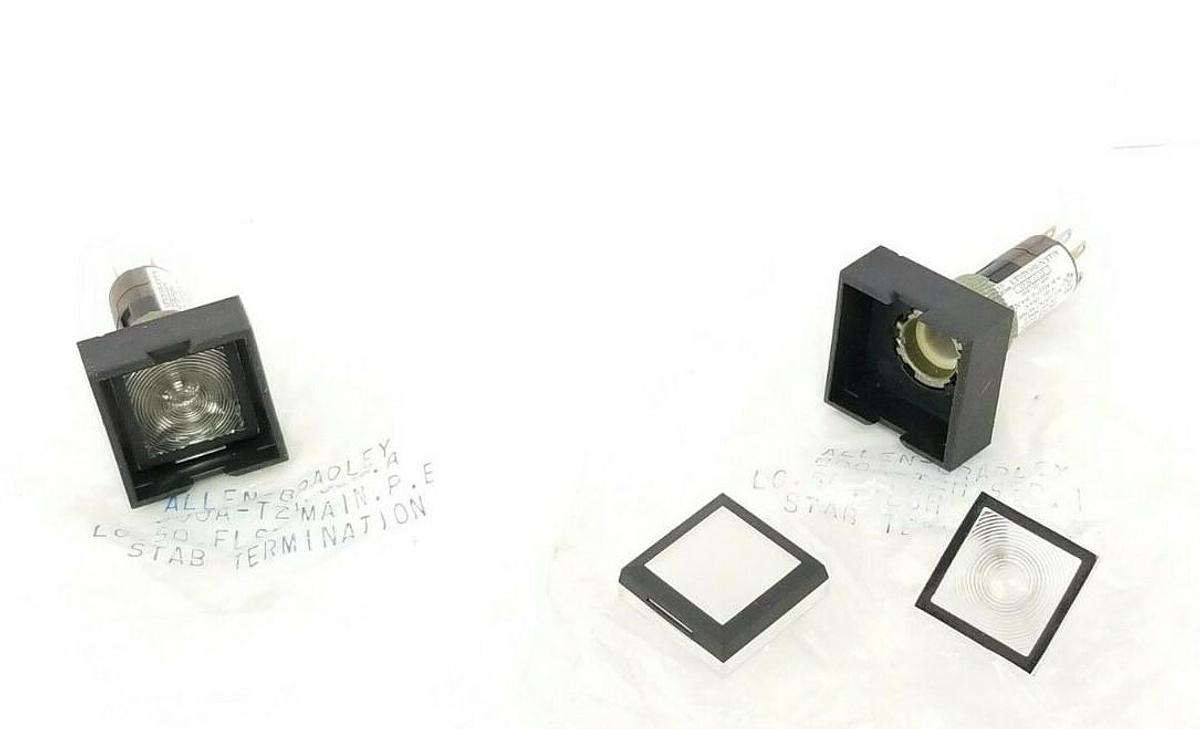 BOX OF 2 NEW ALLEN BRADLEY 800A-T2H MAINTAINED PUSH BUTTONS SER. A