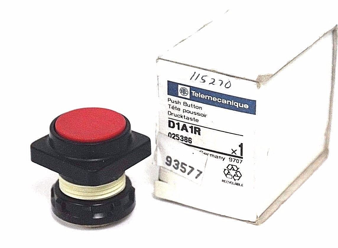 NIB TELEMECANIQUE D1A1R PUSH BUTTON