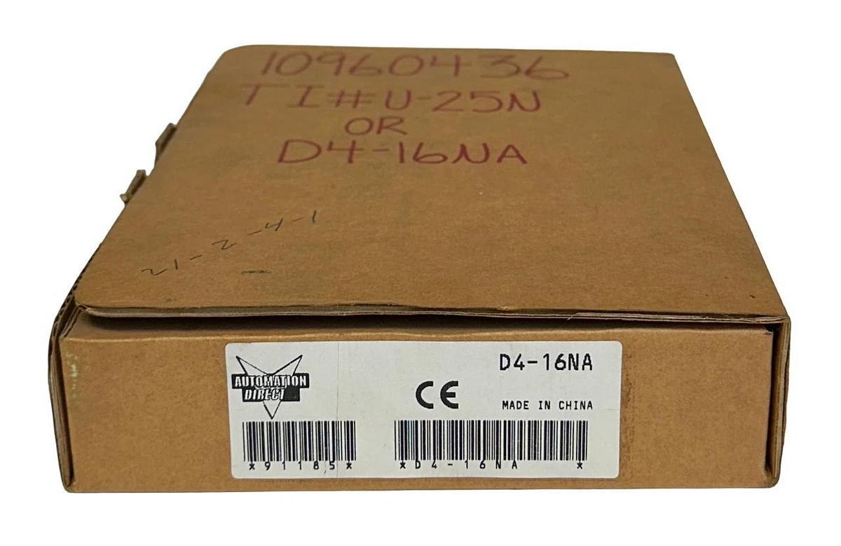AUTOMATION PLC DIRECT D4-16NA / D416NA DL405 16-PT INPUT MODULE 80-132VAC NSMP