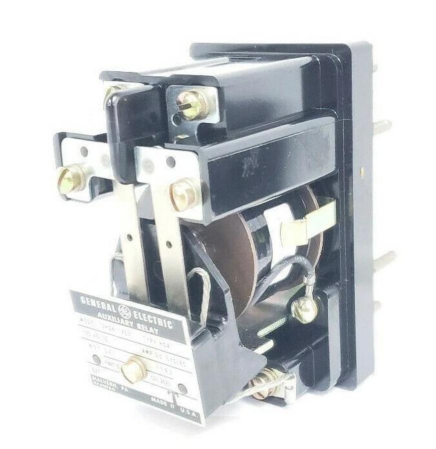 Used GENERAL ELECTRIC 12-HGA11A52 AUXILIARY RELAY, TYPE HGA, 125V, 12HGA11A52