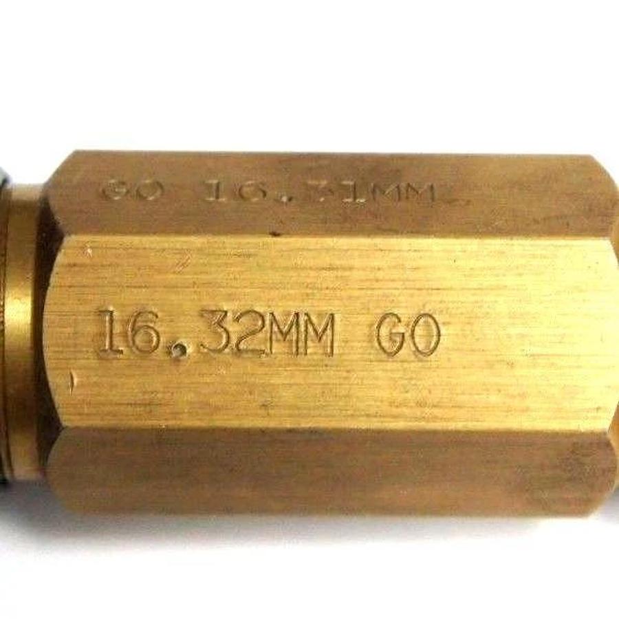 Used GENERIC 705519-0-00 PLUG GAGE 16.31MM, 16.32MM, 705519000