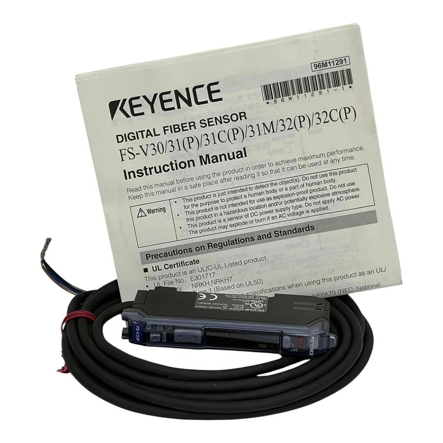 Keyence FS-V31P Digital Fiber Optic Sensor Amplifier Main Unit PNP New