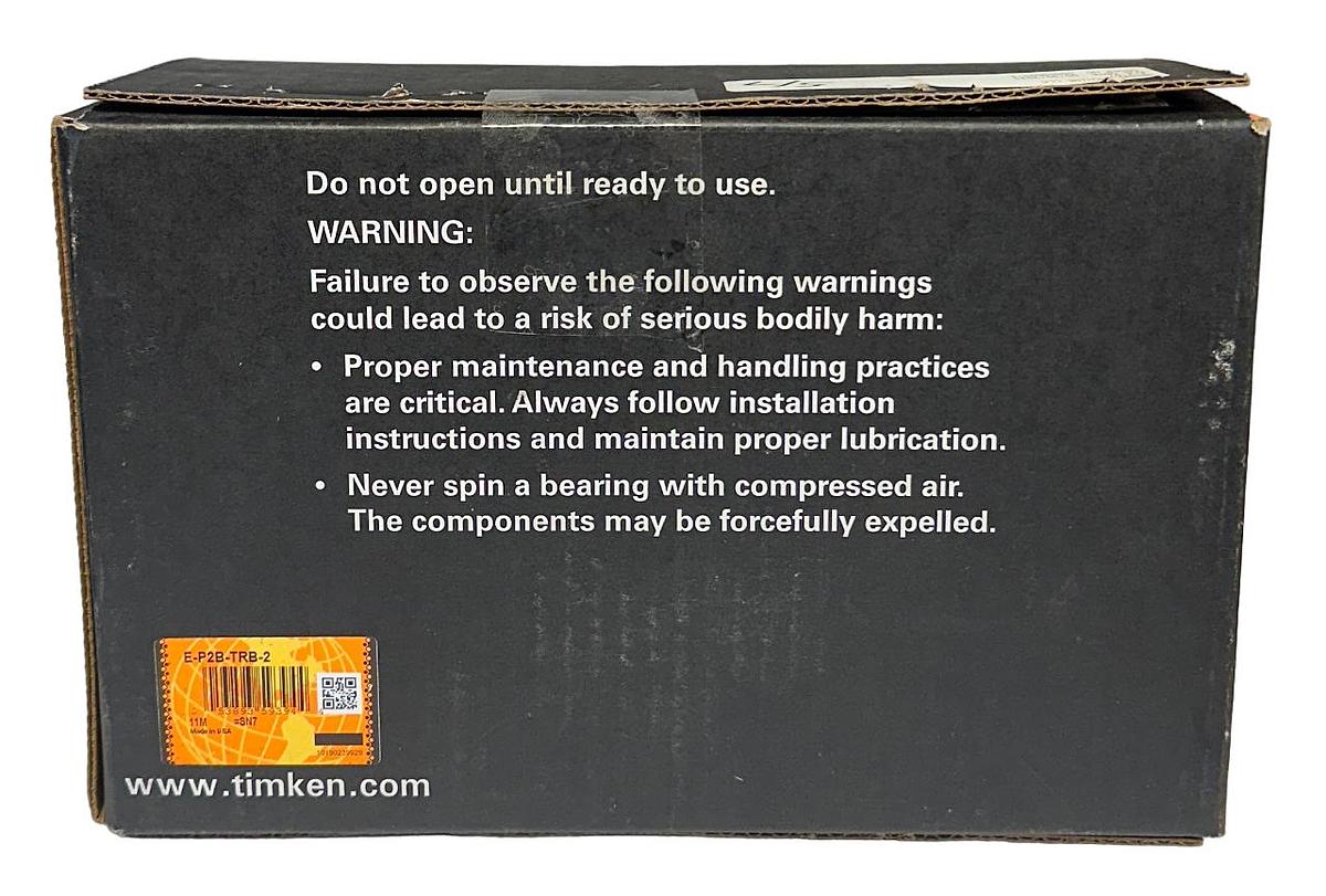 Used TIMKEN E-P2B-TRB-2 / EP2BTRB2 PILLOW BLOCK ROLLER BEARING 2'' BORE DIAMETER NSMP