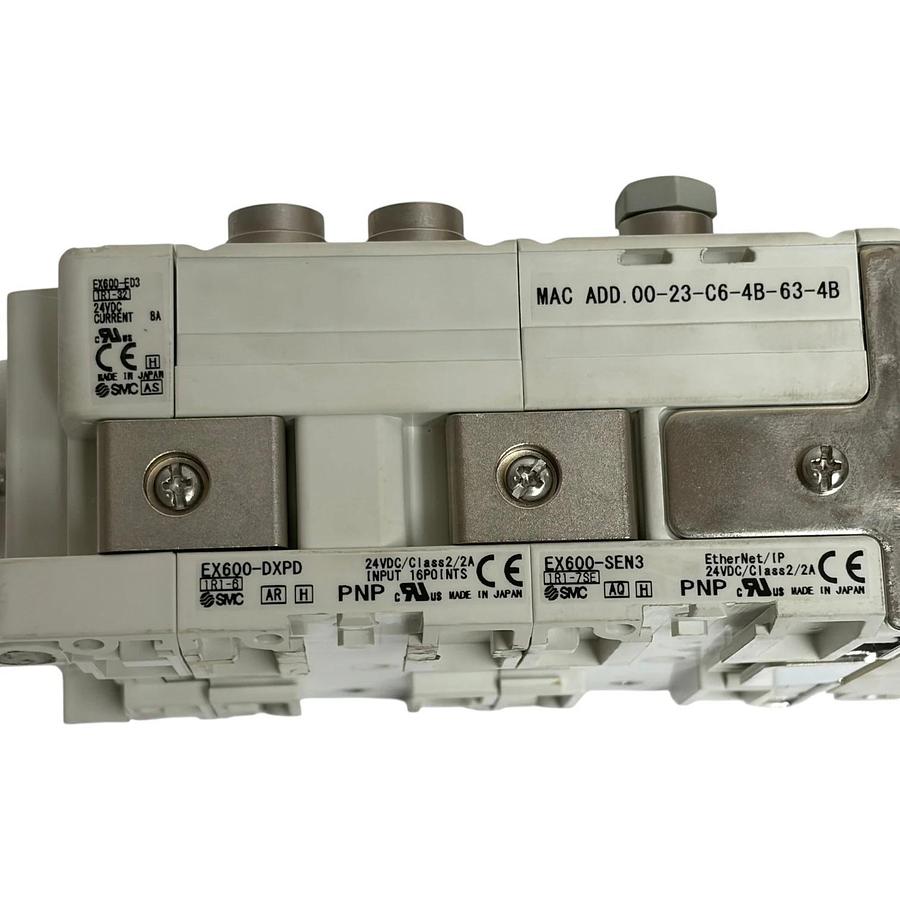 NEW SMC EX600-SEN3 EtherNet/IP Valve Manifold VQC2201N-51 EX600-DXPD