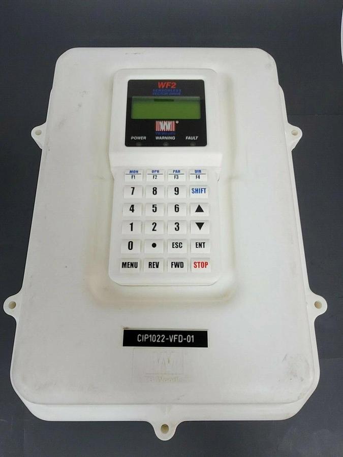 Used DANFOSS VACON TB WOODS WF2C4010-0N DRIVE 10HP 460VAC 3PHASE NEMA 1