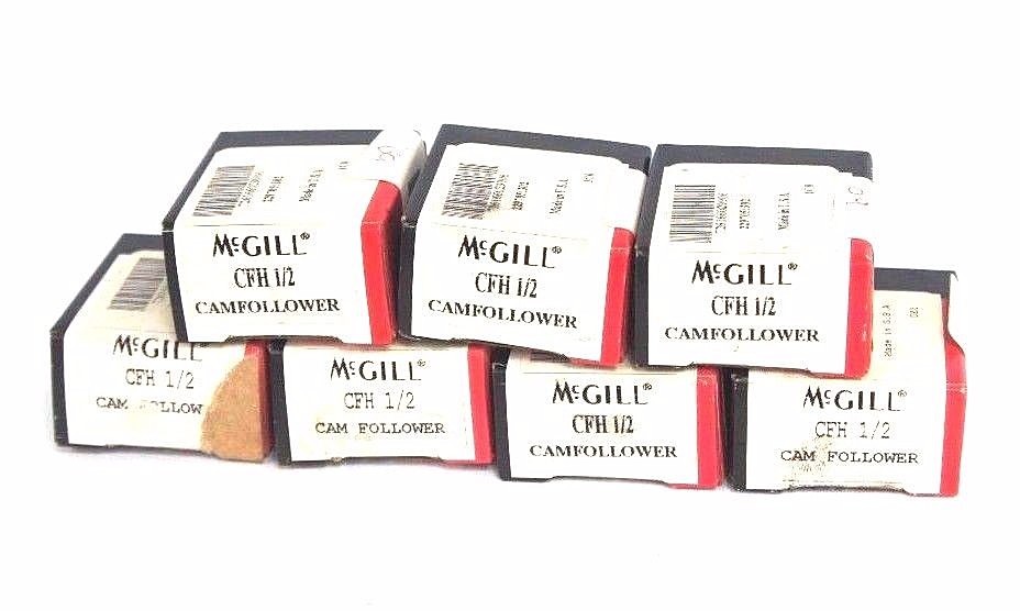LOT OF 7 NIB MCGILL CFH-1/2 CAM FOLLOWER STUDS 1/2" CFH1/2