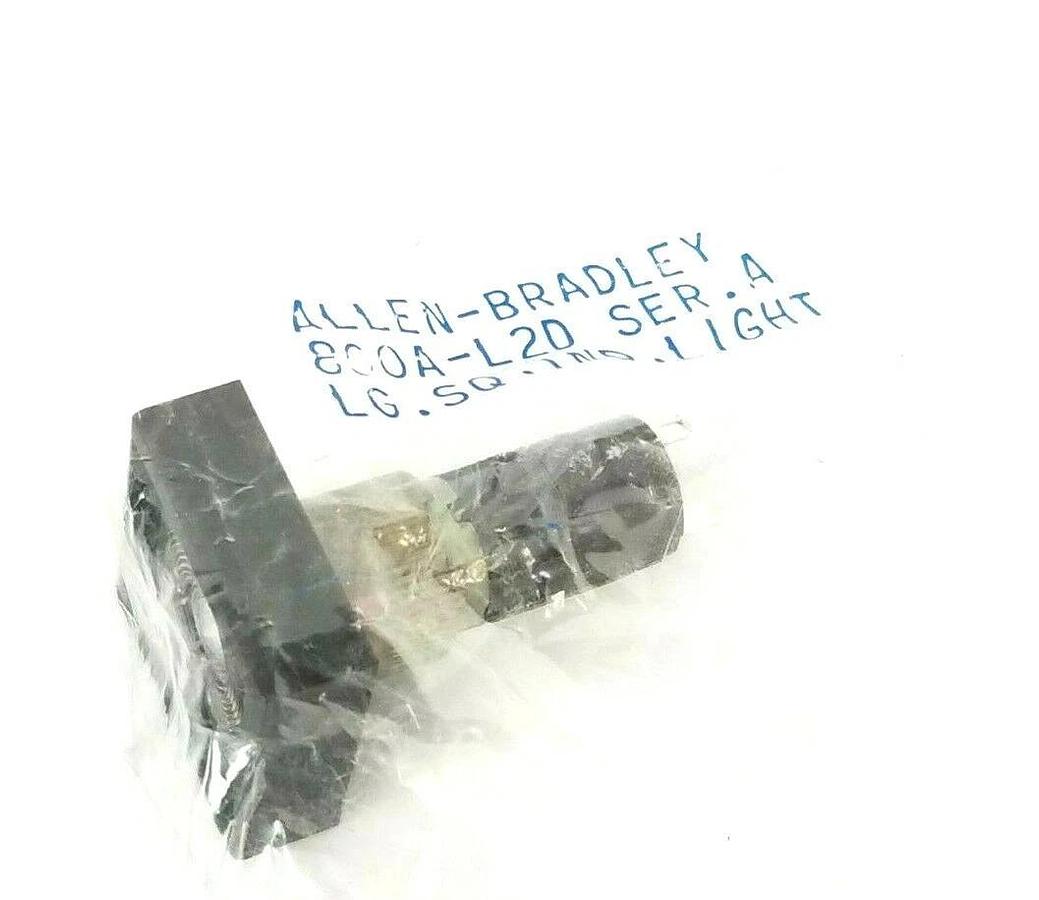 Used BOX OF 5 NEW ALLEN BRADLEY 800A-L2D MINI PUSHBUTTONS SER. A LG. SQ. 800AL2D