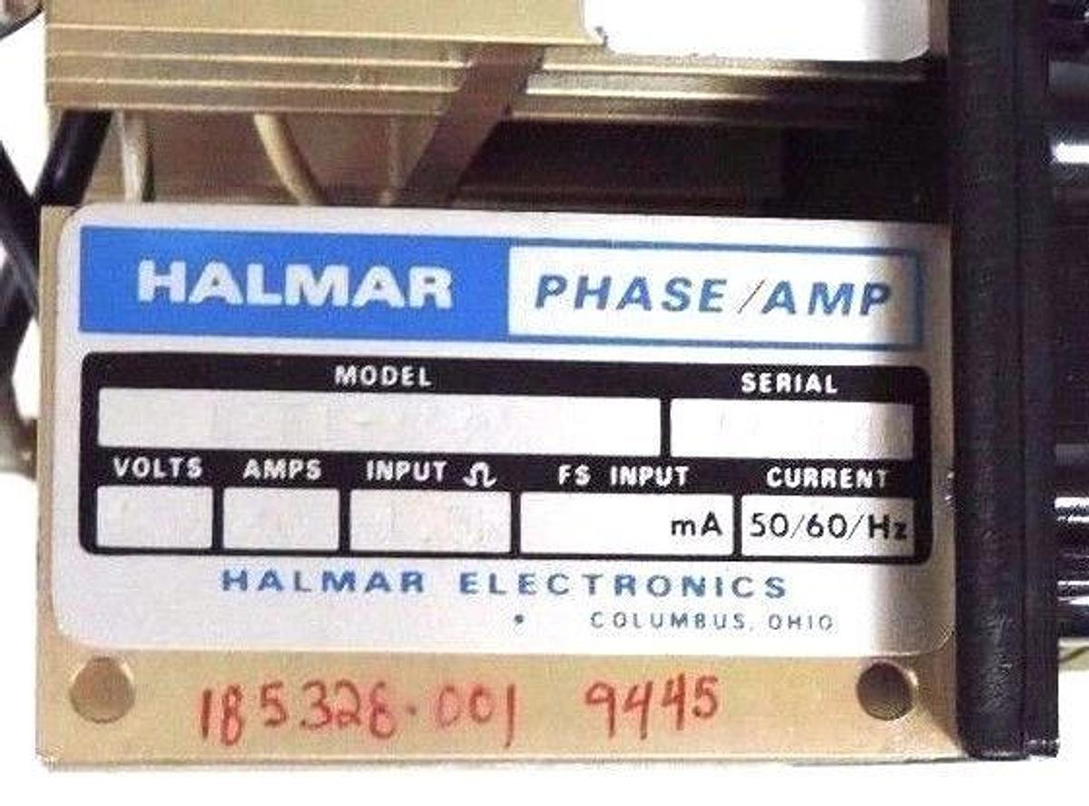 Used HALMAR LZF1-4840 POWER CONTROLLER 480V, 40A, 500OHMS, 50/60HZ, LZF14840