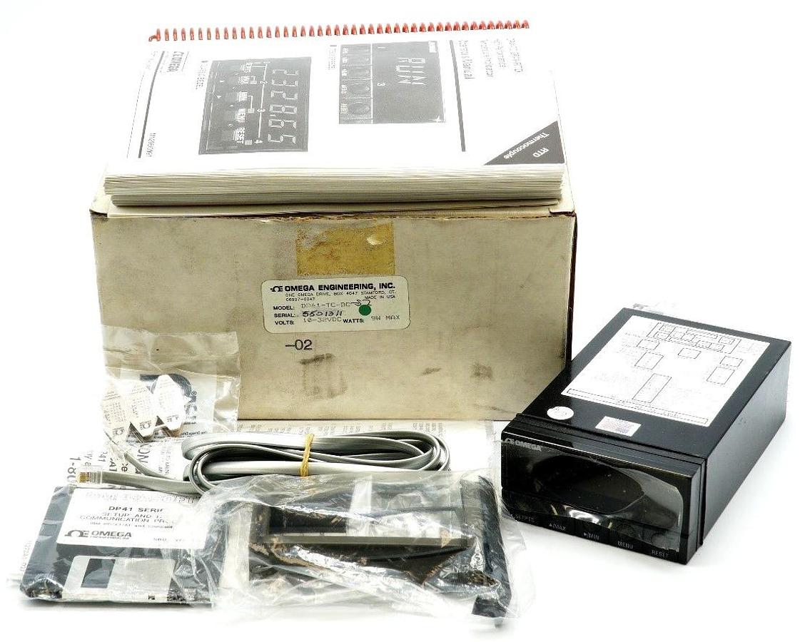 Used NIB OMEGA DP41-TC-DC-S2 HIGH PERFORMANCE TEMPERATURE INDICATIOR DP41TCDCS2