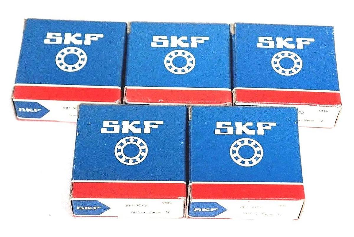 Used LOT OF 5 NIB SKF BB1-5073 DEEP GROOVE BALL BEARINGS BB15073
