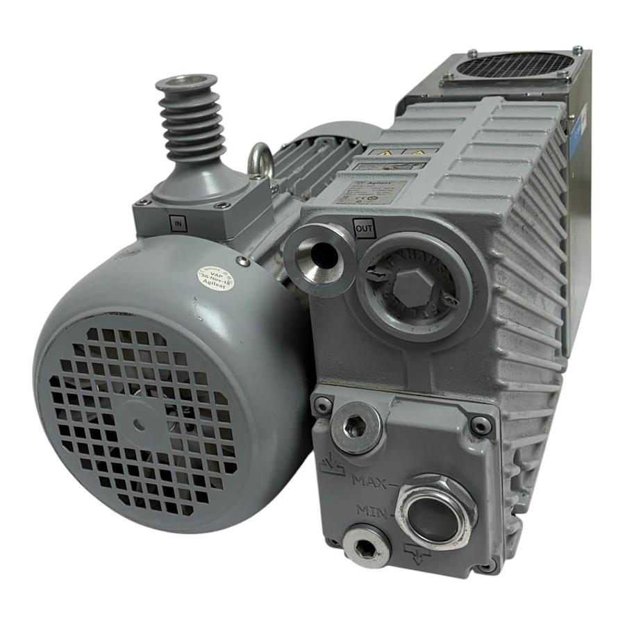 Used Agilent MS40+ RVP Rotary Vane Vacuum Pump G6301-80040 SS 40+ 200-240V