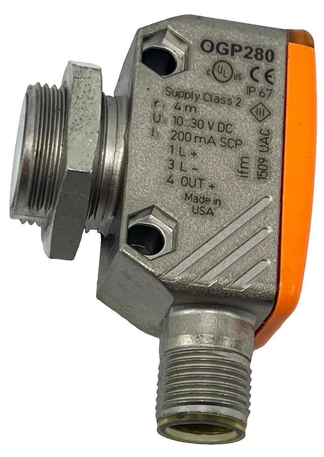 IFM OGP280 Photoelectric Sensor Background Suppression 100mm PNP M8 IO-Link OGP2
